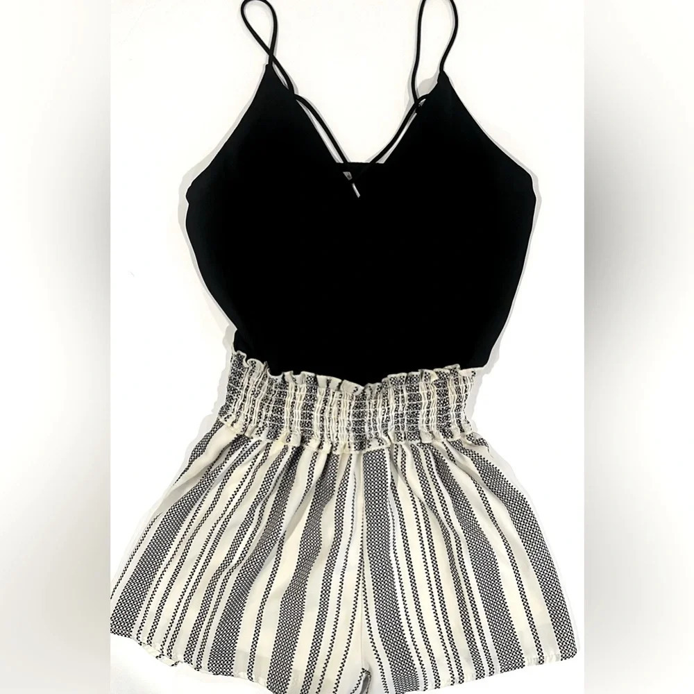Small shorts romper fancy sage brand